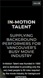 Mobile Screenshot of inmotiontalent.com